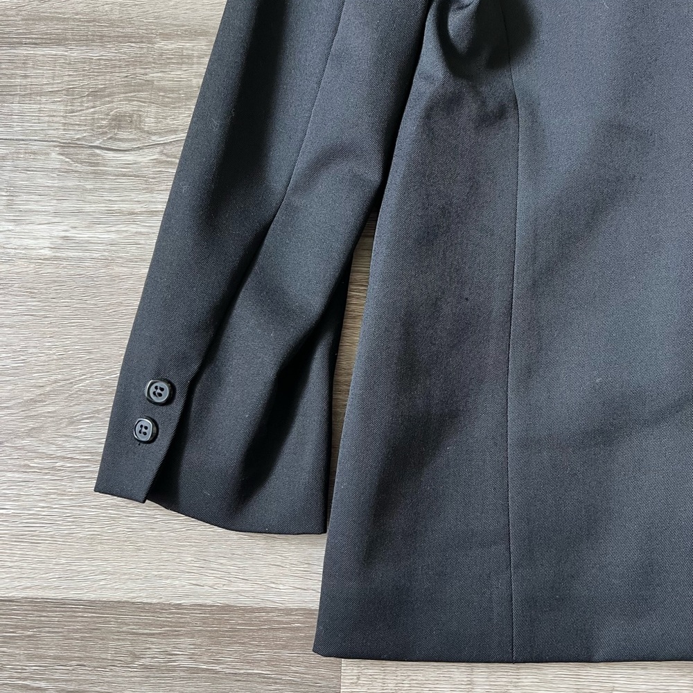 Pendleton Merino Wool Black One Button Blazer 4p - image 7